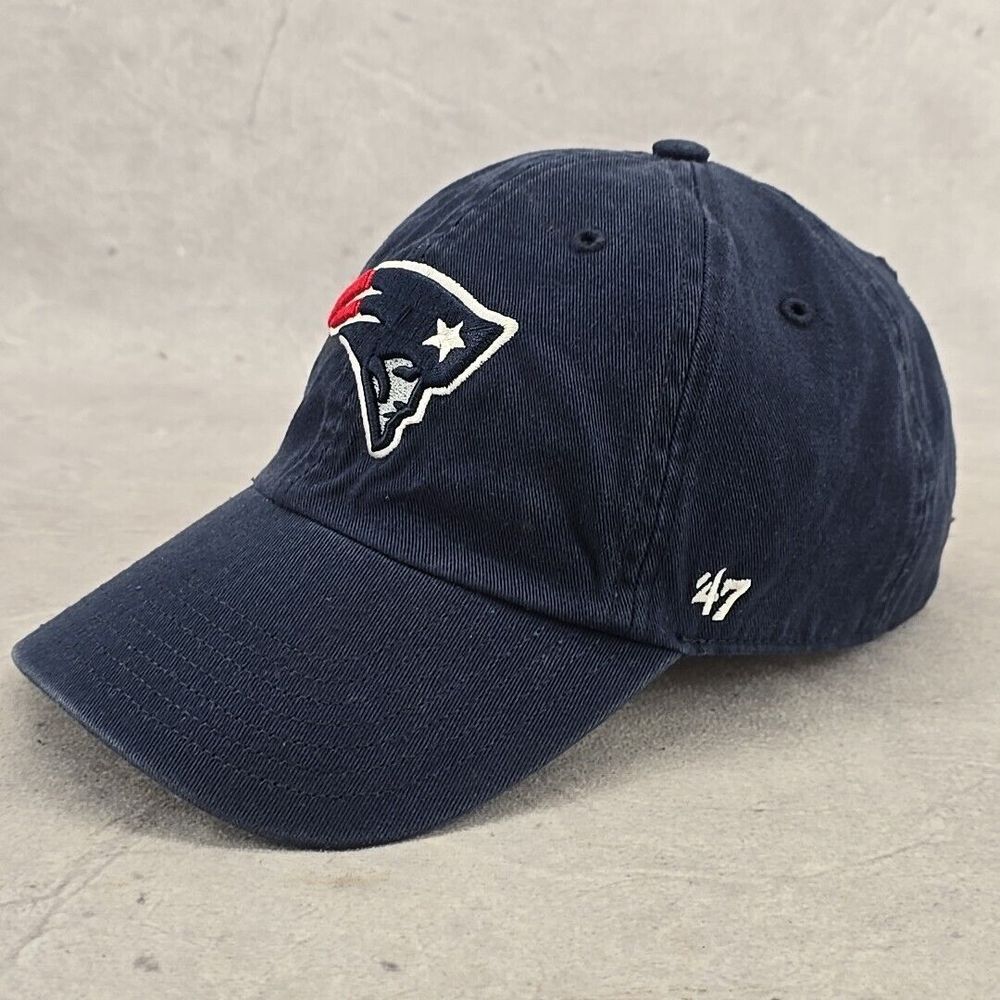 47 Brand New England Patriots Hat Adjustable Strapback Blue Youth Size‎ Cap